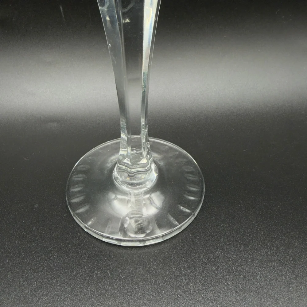 Set of 4 Vintage Nachtmann Lead Crystal Wine‎ Glasses Star Fan Pattern